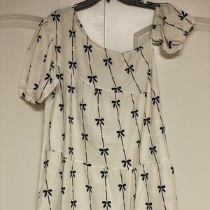 Off shoulder mini dress